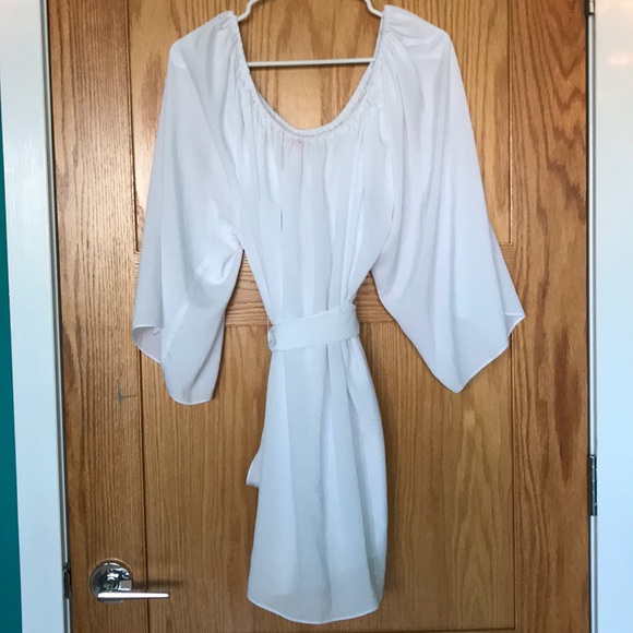 Isaac Mizrahi New York White Tie Tunic - Picture 3 of 5